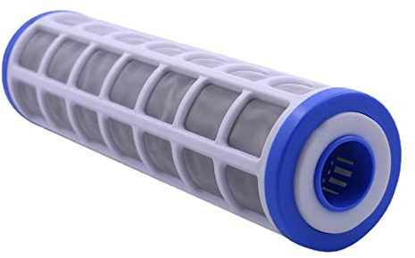 Amsixo Filtro lavabile dal depuratore di acqua a 10 pollici in acciaio inossidabile a maglie cartucce filtranti accuratezza del filtro da 40 micron cartuccia di filtro a maglia in acciaio inossidabile