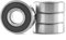 XiKe 4 Stk. 6302-2RS Kugellager, 15mm x 42mm x 13mm, Rillenkugellager mit Dichtungen, geeignet für DIY, Drehbank, 3D-Drucker, Motoren, Generatoren und Gartengeräte usw.