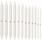 12 Stück Papierwischer für Bleistifte Zeichnen Set, 6 Verschieden Größen Blending Stümpfe Radiergummi Stift Skizze Zeichenwerkzeuge für Abwischen, Korrigieren, Kunst, Zeichnen, Künstler, Basteln
