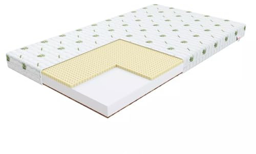 Matratze 80x180 Kinder H2-H4 Latex und Kokosnuss - Topo - Schaumstoff Matratzen 10cm Dicke für Kinderbett - Doppelseitige Kindermatratze - Schaumstoffmatratze T25 mit - Bett Matratze
