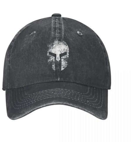 EIILHUED Sparta Warrior Baseballkappe Retro Distressed Baumwolle Snapback Cap für Männer Frauen Laufen Verstellbare Passform Hüte Kappe
