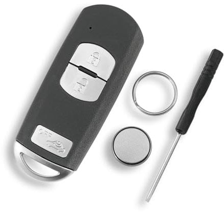 For Mazda 3 5 6 CX-3 CX-5 CX-7 CX-9 MX-5 Remote Shell 3 Buttons Key Fob Case Shell with Battery CR2032