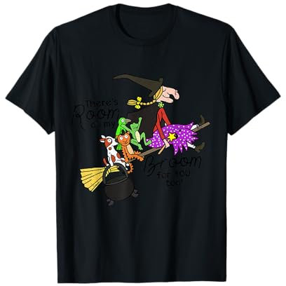 There's Room On My Broom For You Too Funny Teacher Witch T-Shirt