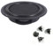 HYROOY Radiatore Passivo Potente Woofer 5/6.5/8 Pollici Big Surround Subwoofer Kit di Riparazione Facile Installazione Nero Metallo