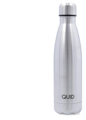 Quid Botella térmica Xylon 0,50 L | Acero, Acero inoxidable, acabado metalizado, 0,50 L, doble pared, fácil de limpiar