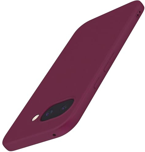 X-level für Google Pixel 9a Hülle, Weich Handyhülle Soft TPU Case Ultradünn Silikon Bumper Cover Kratzfeste Schutzhülle Kompatibel mit Google Pixel 9a, Weinrot