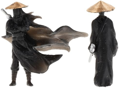 Toddmomy Miniatur-Figur Chinesischer Krieger Aus Harz Für Mikrolandschaften Garten Bonsai Dekoration Mit Detailreicher Handwerkskunst Und Vielseitigem Einsatz