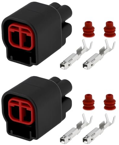 OTOTEC 2-teiliger Kabelbaumstecker für Den Schalter der Rückfahrleuchte Kompatibel mit Ford C-Max 2007–2010 Kompatibel mit Focus C-Max 2003–2007