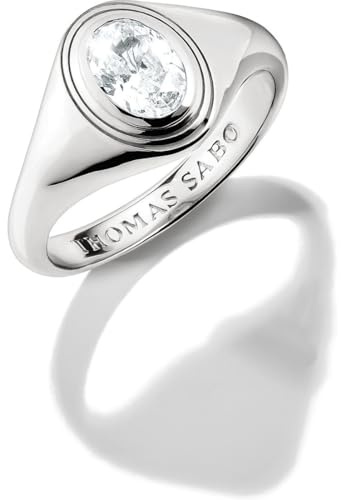 THOMAS SABO Damen-Damenring Silber Zirkonia
