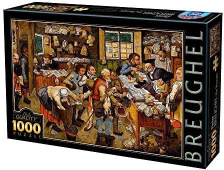 D-Toys Puzzle Pieter Brueghel der Jüngere - Bezahlung des Zehnten 1000 Teile