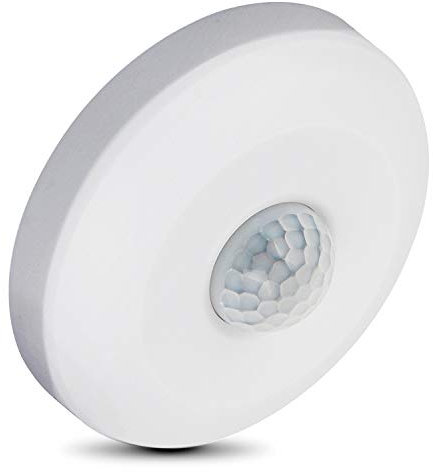 Maclean Energy MCE231 Sensore di Movimento PIR Sensore Crepuscolare 360°C Controllo Automatico d'Illuminazione Risparmio Energia