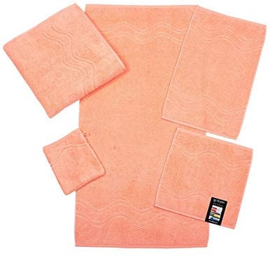 Ross Uni-Walk Handtücher Cashmere 9008 apricot, Gästetuch 30x50 cm