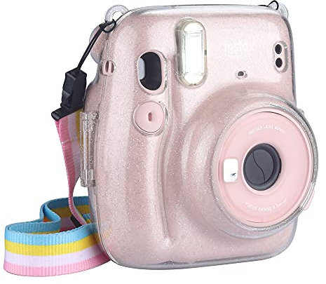 Anter Funda Protectora Compatible con cámara de película instantánea Fujifilm Instax Mini 11 con Correa extraíble