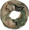 styleBREAKER Damen Loop Schal mit Hirsch Print und geometrischer Einteilung, Schlauchschal mehrfarbig, Tuch 01017131, Farbe:Dunkelgrün-Beige