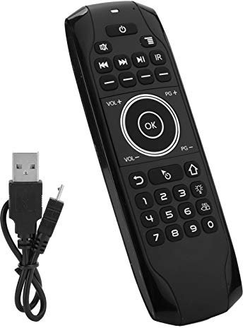 PUSOKEI Air Remote Mouse para Bluetooth 5.0 Luz de Fondo para Android TV Box Control, Plug and Play G7 Suministros de computadora, con Sensor de giroscopio de 6 Ejes Incorporado