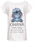 Lilo & Stitch Ohana Means Family Damen Loose-Shirt Weiss, Größe:XL