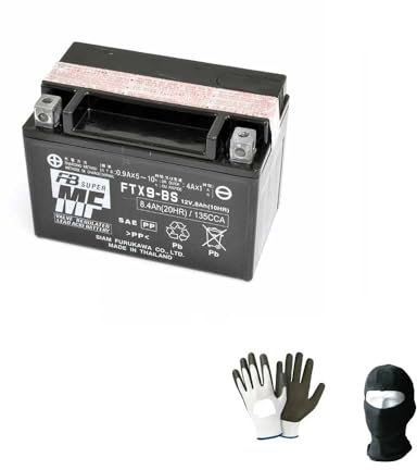 KOMPATIBEL MIT Kawasaki 800 Z800 2016 Batterie YTX9-BS FURUKAWA FTX9-BS BEREIT VERSENDET UND LADEAKTIV BATTERIEN 8AH Ampere 12V 150X87X105MM