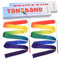 Kleintober Multi-Pack 2er Set Premium Gymnastikband mit Stab I Kinder Regenbogen Band I Tanzband mit Bilderanleitung für Übungen I optimales Geschenk für Mädchen I Mitgebsel