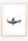 Din A4 Kunstdruck ohne Rahmen - Angler - Kormoranfischer - Fischer Fischerboot Boot Angeln - Tusche Aquarell - Asiatische Malerei - Poster