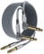 Elebase 1/4 Inch TRS Instrument Cable 9M 2-Pack,Right-Angled to Straight 6.35mm Male Jack Stereo Audio Cord,6.35 Balanced Interconnect Line for Electric Guitar,Bass,Keyboard,Mixer,Amplifier,Speaker
