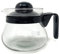 MGE - Pichet pour Micro-ondes - Carafe à Café - Verseuse en Verre avec Couvercle - Théière en Verre Thermique - Carafe en Verre - Verseuse à Café - Carafe Melita - 500 mL