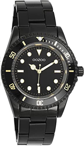 Oozoo Timepieces Damen Uhr| Armbanduhr Damen mit Edelstahlarmband | Hochwertige Uhr für Frauen| Edle Analog Damenuhr in rund
