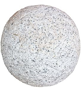 Biscottini Dekokugel für den Außenbereich 20 x 20 x 20 cm | Gartendekoration aus Stein | Wohnaccessoires | Gartenzubehör für den Außenbereich