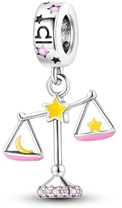 Pandach Damen Charm Anhänger für Armband 925 Sterling Silber Charms Beads passend für Armband und Halskette, Kompatibel mit Europäischen Armbänder für Frauen Mädchen C4