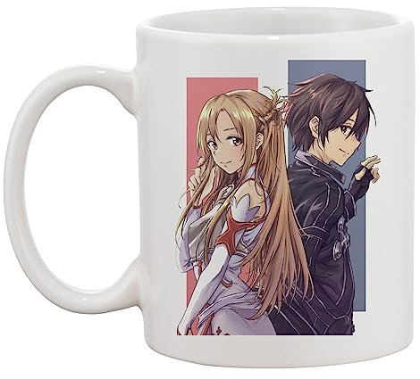 Asuna Weiße Tasse Kaffee Tee Männer Frauen Keramik Coffee Tea Mug Cup