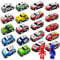 TOYABI Autos Spielzeug Set, Kleine Spielzeugautos Metall, 20 Stück Mini Spielzeugauto und 2 Puppen, Klein Rückzug Spielautos, Geburtstag Geschenk für Kinder ab 3, 4, 5, 6, 7, 8 Jahre, Toy Cars