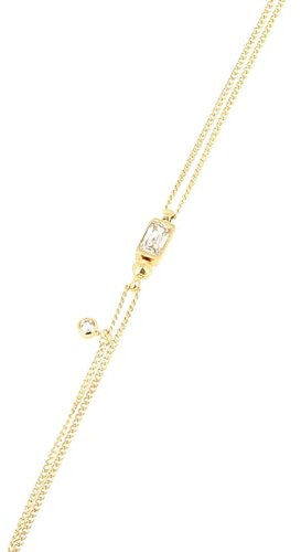 Bracelet double Zag Anouchka oxyde blanc
