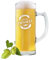 AMAVEL Bierkrug mit Gravur, Glaskrug mit Name und Jahr, Personalisiertes Krug mit Griff, Bier Geschenke für Männer, Bierbecher, Glas mit Namen, Geschenke für Bierliebhaber, 500 ml