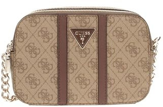 GUESS Noreen Camera Crossbody Latte Logo/Brown