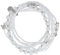 Lizas Armband fünfreihig + Stoffarmband mit verschiedenen Perlen und Farben - Zugband (weiss)