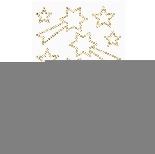 Strass-Sticker Sternschnuppen, 14 Stück