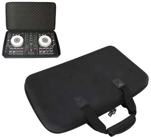 DJ Controller Tasche, DJ Controller Tasche mit dicker EVA Polsterung für Laptop, Kopfhörer, Kabel, DJ Tragetasche, DDJ FLX4 DDJ 400 DDJ SB2 DJ Controller Softcase für DJs und