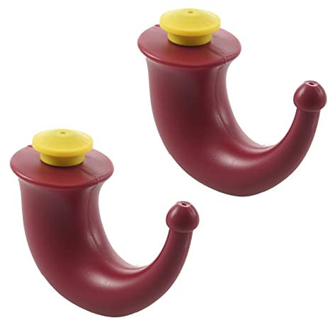 Janasiba 2X Yoga Nasen Neti Pot Nachspuelen Nase Waesche System Sinus Bewaesserung Sinus 200ml