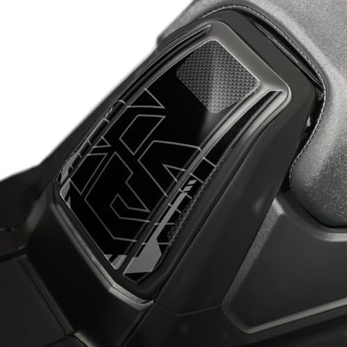 Az Graphishop Adesivo Sportello Serbatoio Resina 3D Compatibile Con Honda X-ADV 750 2025 On XADV-25-002 (Graphite Black)