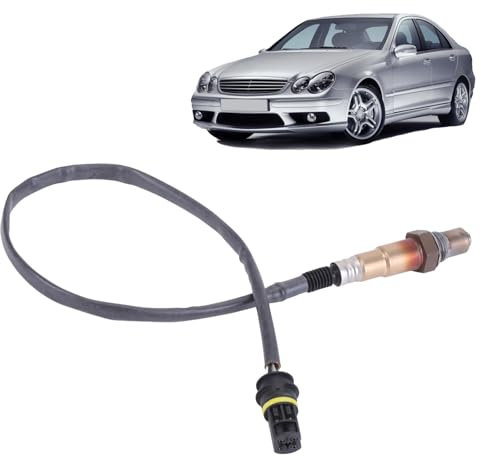 Lambdasonde Diagnosesonde Nach Kat für Mercedes C-Klasse W203 C180 CL203 C200 S203 2000-2007 Lambdasonde Diagnosesonde Nach Katalysator Sauerstoffsensor Sauerstoff Sonde A0015404717 15404717