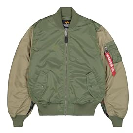 ALPHA INDUSTRIES Herren Ma-1 Camo Back Embroidery Bomberjacke (1er Pack)