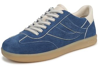 Vince Women's Oasis Edge Paint-w Sneaker, Indigo/Flax, 4 UK