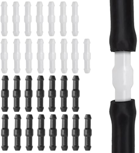 ACOLY Lot De 30 Raccords De Tuyau Universels Pour Lave-glace, Pour Voiture, Camion, SUV (noir/blanc)