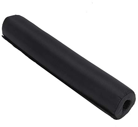Langhantel-Nacken-Schulter-Schutzpolster, dick, wasserdicht, weich, hautfreundlich, Unterstützung für Gewichtheben, Kniebeugen, Fitnessgeräte, schwarzes Oxford-Gewebe, 40 x 7 cm,