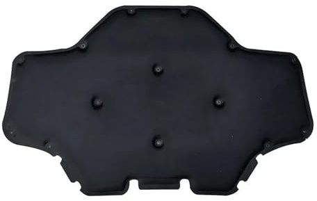 Dämmmatte Motorhaube Für X3 G01 X4 G02 2018-2020 Motorraum-Schallschutz-Baumwoll-Auto-Fronthaube mit Schnalle(Schwarz)