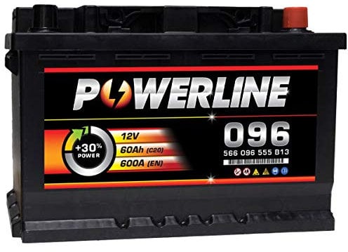 096 Powerline Car Battery 12V