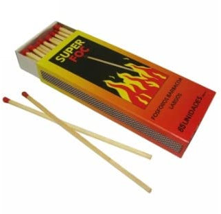 Super Foc Extra Long Safety Matches for Fire and BBQ Ignition, 15 cm