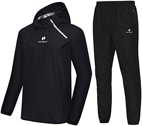 HOTSUIT Schwitzanzug Herren Trainingsanzug Sportanzug Fitness Schwitzanzug Trainingshose - Nano-Silver V2.0