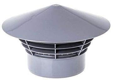 Capricorn Univent Dachhaube DN 50 Grau
