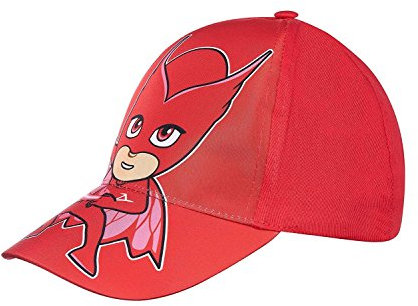 PJ Masks ? Pyjamahelden Mädchen Cap - rot - 52