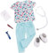 Our Generation – Tierarzt Uniform Outfit – Krankenhaus-Zubehör – 46 cm Puppenkleidung – Rollenspiel – Spielzeug für Kinder ab 3 Jahren – Tierärztin mit Style
